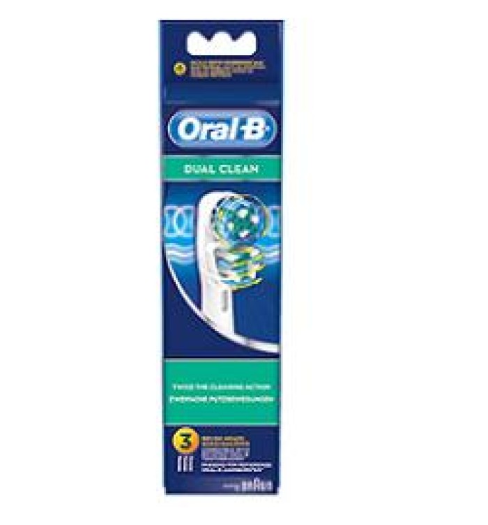 Oral B Dual Clean Testine Di Ricambio