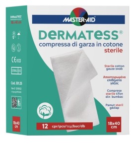 DERMATESS COTONE GARZA 18X40 12PZ