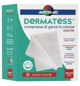 DERMATESS COTONE GARZA 36X40 12PEZZI