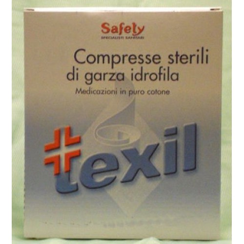 SAFETY GARZA TEXIL 10X10CM 25 PEZZI