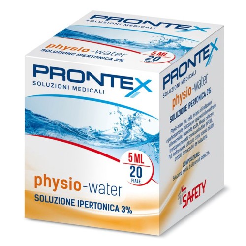 SAFATY ORONTEX PHYSIO-WATER SOLUZIONE IPERTONICA 20 FIALE DA 5ML