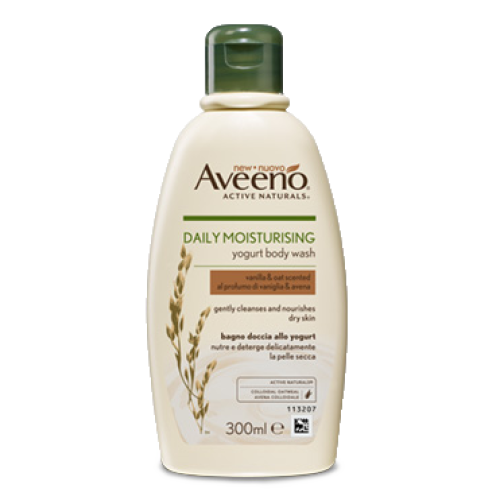 AVEENO BAGNO DOCCIA CREMA CORPO YOGURT VANIGLIA & AVENA 300ML