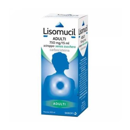 LISOMUCIL 750 MG/15 ML SCIROPPO CON ZUCCHERO FLACONE DA 200 ML