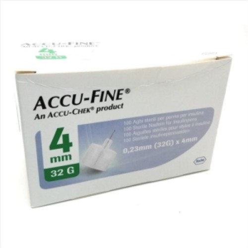 ROCHE ACCU CHEK ACCU FINE AGO PER PENNA DA INSULINA 4 MM 32 G 100 PEZZI