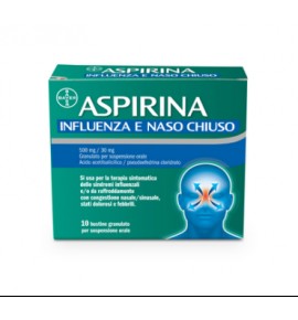 ASPIRINA INFLUENZA NASO CHIUSO 10B