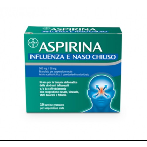 ASPIRINA INFLUENZA NASO CHIUSO 10B