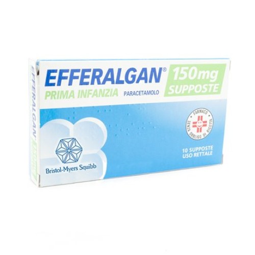 EFFERALGAN PRIMA INFANZIA 150 MG SUPPOSTE 10 SUPPOSTE