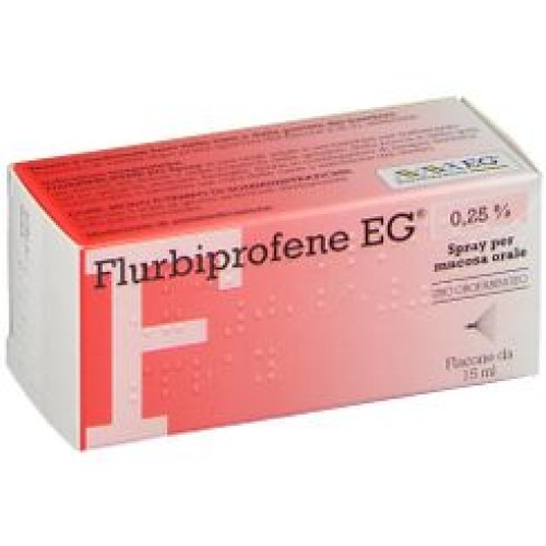 FLURBIPROFENE EG*OS SPRAY 15ML