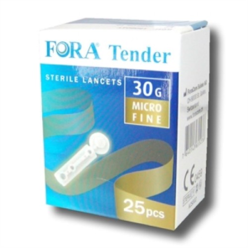 METER FORA TENDER LANCETTE PUNGIDITO MICROFINE 30G 25 PEZZI