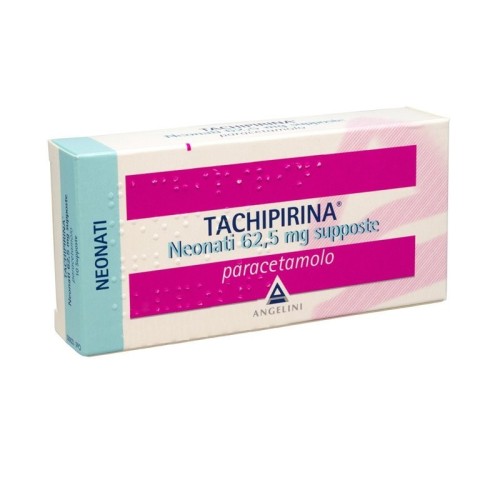 TACHIPIRINA NEONATI 62,5MG SUPPOSTE 10 SUPPOSTE