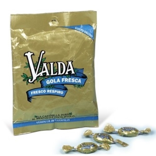 VALDA GOLA CARAMELLE BALSAMICHE MENTOLO CON ZUCCHERO 60 G