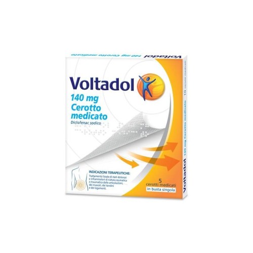 VOLTADOL 140 MG CEROTTO MEDICATO 5 CEROTTI