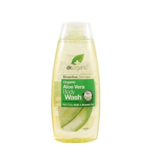 DR ORGANIC ALOE BODY WASH250ML