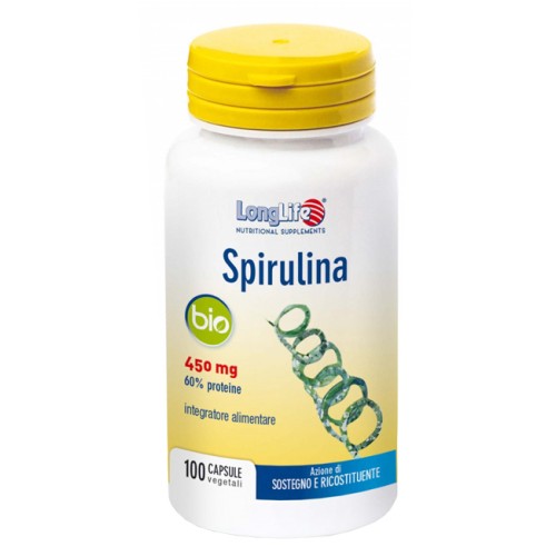 LONGLIFE SPIRULINA BIO 100CPS