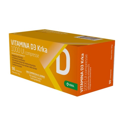 VITAMINA D3 KRKA 1000 UI 90CPR