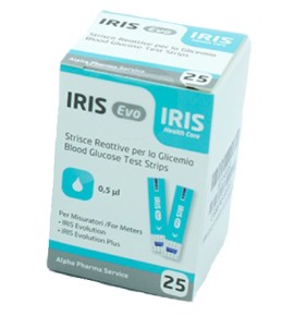 IRIS EVO STRISCE GLICEMIA 25PZ