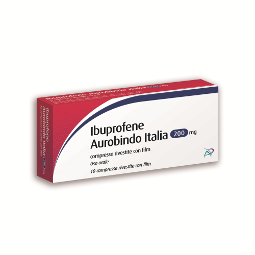 IBUPROFENE AUR 10CPR RIV 200MG