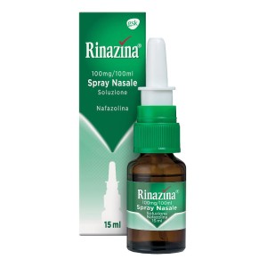 RINAZINA SPRAY NASALE DECONGESTIONANTE PER RINITI SINUSITI FARINGITI 15 ML 0,1%