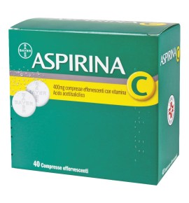 ASPIRINA C 40CPR EFF 400+240MG