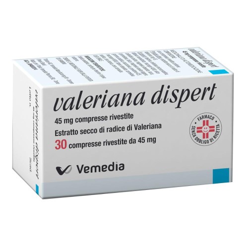 VALERIANA DISPERT 30 COMPRESSE RIVESTITE 45 MG