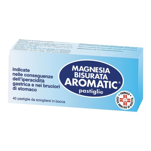 MAGNESIA BISURATA AROMATIC 40 PASTIGLIE