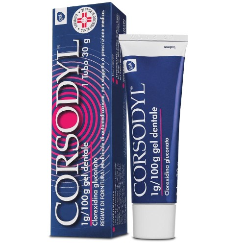 CORSODYL GEL DENTALE 30 G 1G / 100 G