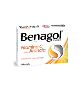 BENAGOL,VIT.C 24PASTL ARANCIA