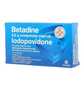 BETADINE 10CPR VAG 200MG