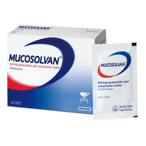 MUCOSOLVAN AD 20BUST 60MG