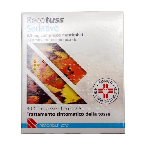 RECOTUSS SEDAT 30CPR MAST6,5MG