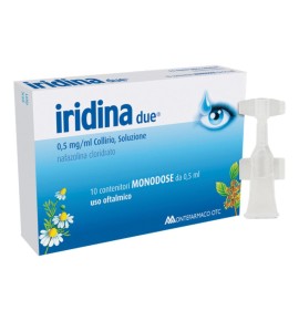 IRIDINA DUE 0,05% COLLIRIO, SOLUZIONE 10 CONTENITORI MONODOSE DA 0,5 ML