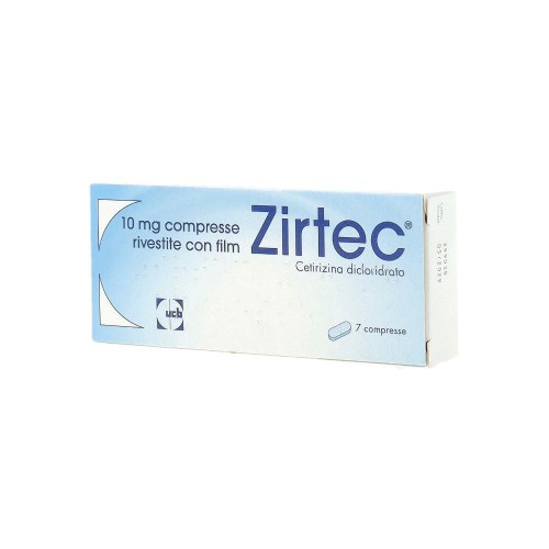 ZIRTEC 7CPR RIV 10MG