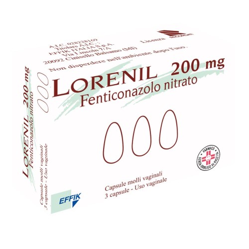 LORENIL 3CPS MOLLI VAG 200MG