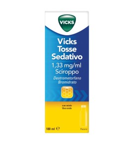 VICKS TOSSE SEDATIVO 1.33 MG/ML SCIROPPO GUSTO MIELE 180 ML