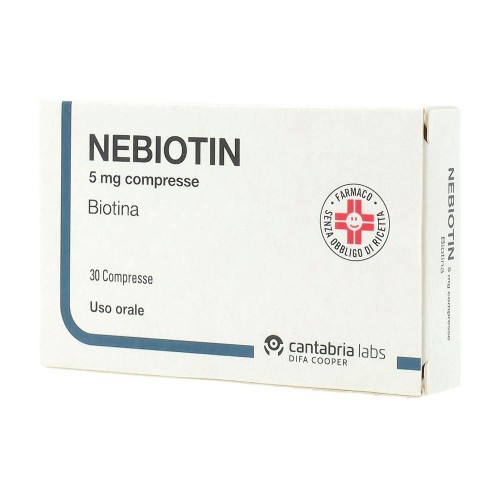 NEBIOTIN 30CPR 5MG