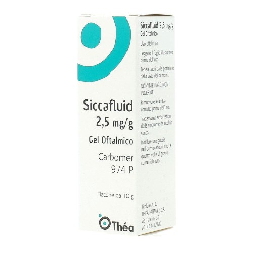 SICCAFLUID GEL OFT 10G 2,5MG/G