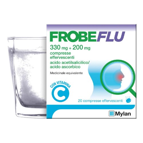 FROBEFLU 20CPR EFF 330MG+200MG