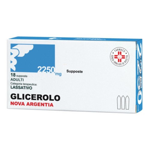 GLICEROLO EG AD 18SUPP 2250MG