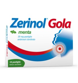 ZERINOL GOLA MENTA 18PAST 20MG