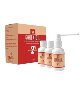 CAREXIDIL 3 FLACONI SOLUZIONE CUTANEA 60ML 2%