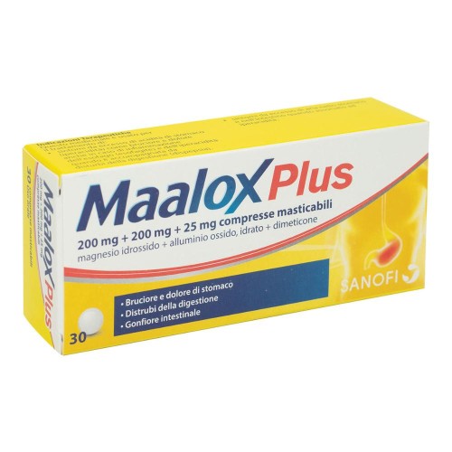 MAALOX PLUS 30CPR MAST