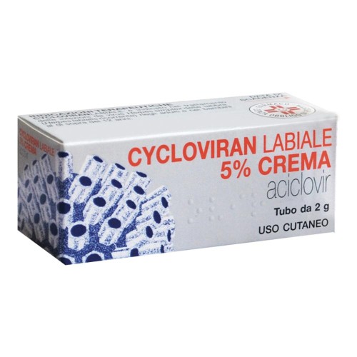 CYCLOVIRAN LABIALE CREMA 2G 5%