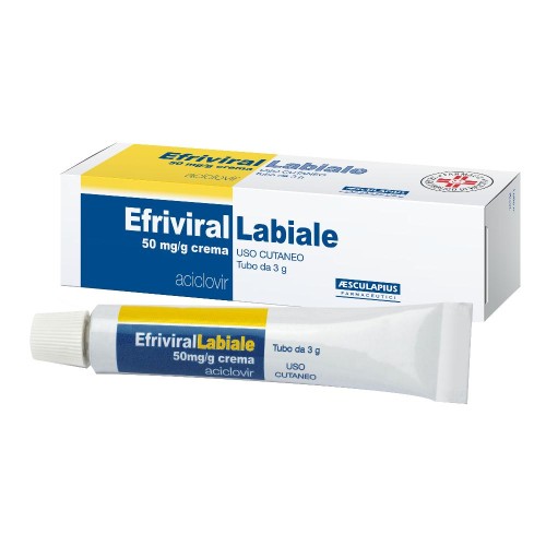 EFRIVIRALLABIALE CREMA 3G 5%