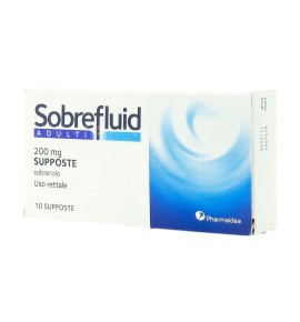 SOBREFLUID AD 10SUPP 200MG