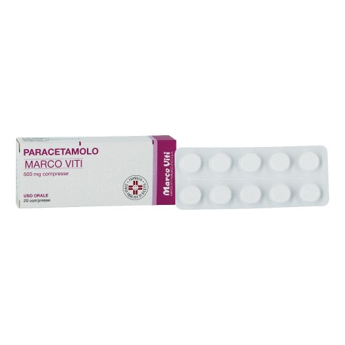 PARACETAMOLO MV 20CPR 500MG