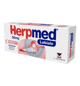 HERPMED LABIALE*2CPR BUCC 50MG