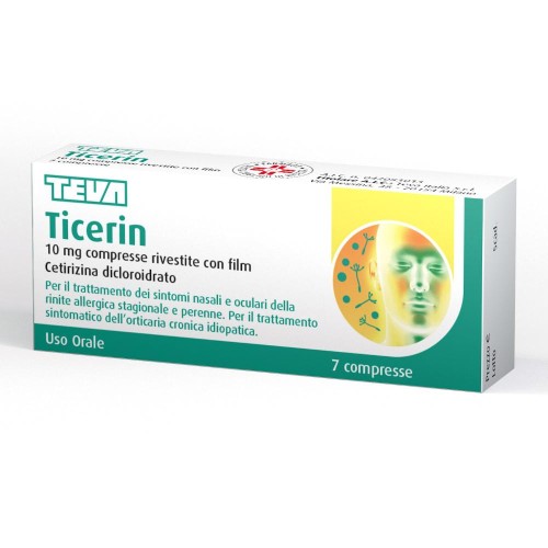 TICERIN 7CPR RIV 10MG