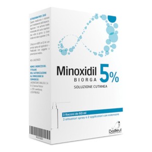 MINOXIDIL BIORGA SOLUZIONE CUTANEA 3FL5%