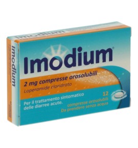 IMODIUM 12CPR OROSOL 2MG