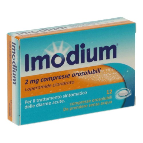 IMODIUM 12CPR OROSOL 2MG